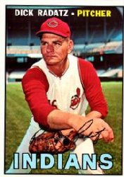 1967 Topps Baseball Cards      174     Dick Radatz